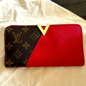 LV kimono wallet.